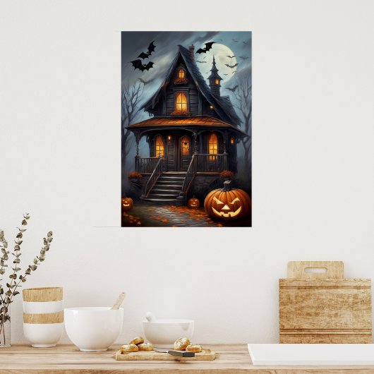 Haunts Lune, Affiche d'Halloween (Cuisine)