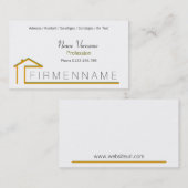 haus bauen visitekaartje (Voorkant / Achterkant)