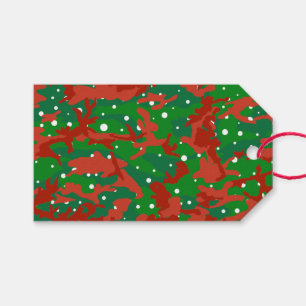 Haus van Camo Xmas Camouflage Cadeaulabel