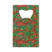 Haus van Camo Xmas Camouflage Kredietkaart Flessenopener (Achterkant)
