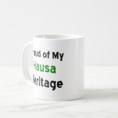 hausa héritage tasse de café (Devant gauche)