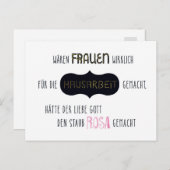 Hausarbeit Briefkaart (Voorkant / Achterkant)