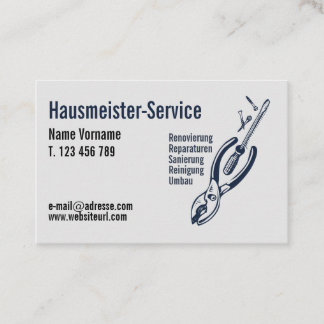 Hausmeister Service Visitekaartje