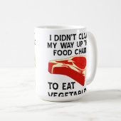 Hausse De La Chaîne Alimentaire Mug Drôle (Devant droit)