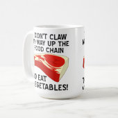 Hausse De La Chaîne Alimentaire Mug Drôle (Devant gauche)