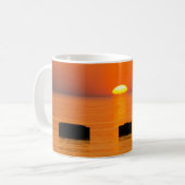 Hausse de la tasse de café orange (Devant gauche)