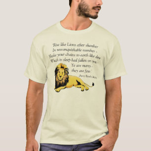 "Hausse T-shirt comme lions"