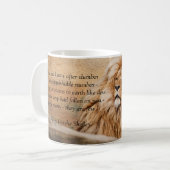 "Hausse tasse comme lions" (Devant gauche)