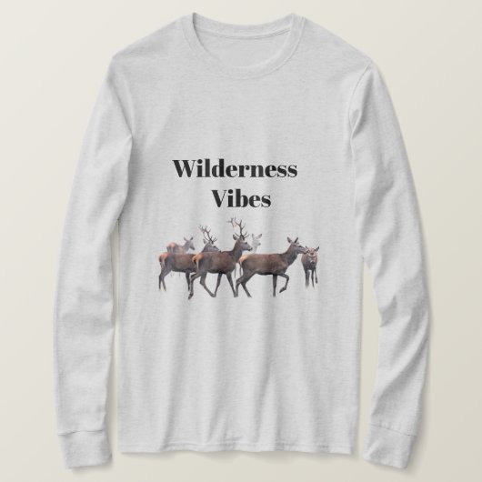 Haut à manches longues Wilderness Vibes (Design devant)