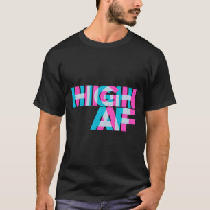 Haut Af Trippy Illusion Optique Word Art Design