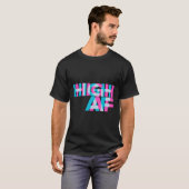 Haut Af Trippy Illusion Optique Word Art Design (Devant entier)