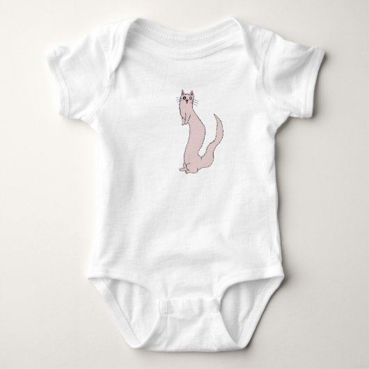 Haut bébé chat étirable (Devant)