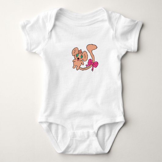 Haut bébé singe mignon (Devant)