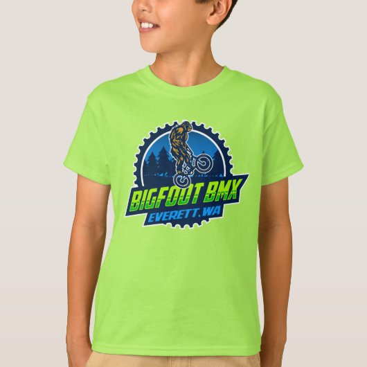 Haut Bigfoot BMX avec grand logo (contour blanc) (Devant)