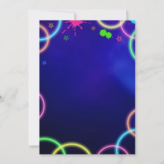 HAUT Bowling Anniversaire Invitation (Dos)