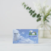 Haut carte de visite de montagne (Debout devant)