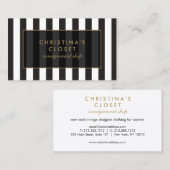 Haut Carte de visite mode, Boutique (Devant / Derrière)