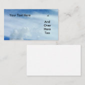 Haut carte de visite volant (Devant / Derrière)