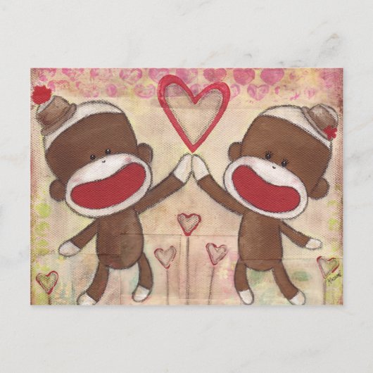 Haut cinq cartes postales (Devant)