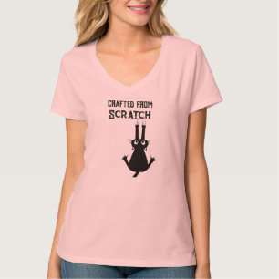 Haut court graphique de chat smoking drôle fait à