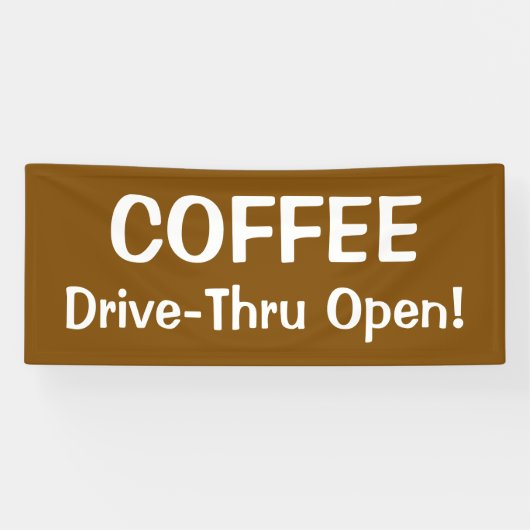 HAUT DE GAMME À COFFEE Banderole (Horizontal)