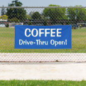 HAUT DE GAMME À COFFEE Banderole (En situation)