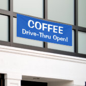 HAUT DE GAMME À COFFEE Banderole (Bâtiment extérieur)
