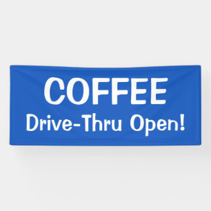 HAUT DE GAMME À COFFEE Banderole