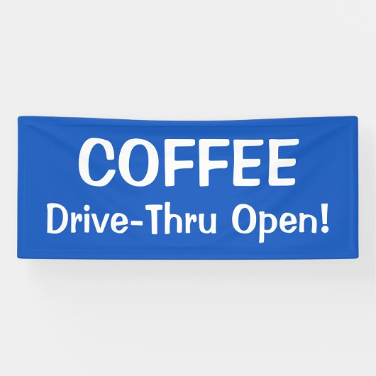 HAUT DE GAMME À COFFEE Banderole (Horizontal)