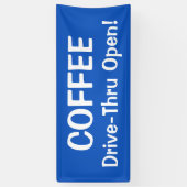 HAUT DE GAMME À COFFEE Banderole (Vertical)