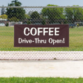 HAUT DE GAMME À COFFEE Banderole (En situation)