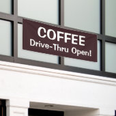 HAUT DE GAMME À COFFEE Banderole (Bâtiment extérieur)