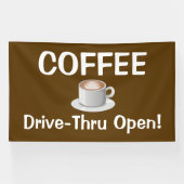 HAUT DE GAMME À COFFEE Banderole (Horizontal)