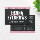 Haut de gamme Black Eyebrow Tint Henna Brows After (Bureau)