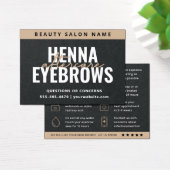 Haut de gamme Black Eyebrow Tint Henna Brows After (Bureau)