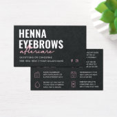 Haut de gamme Black Eyebrow Tint Henna Brows After (Bureau)