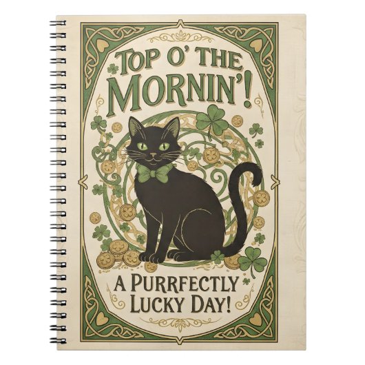 Haut de la matinée - Cahier de la Saint-Patrick (Devant)
