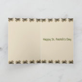 Haut de la matinée ! - Carte de la Saint-Patrick (Intérieur)