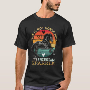 Haut de l'amoureux drôle de cheval frison