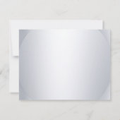 Haut de modèle élégant simple monogramme argent fa (Dos)