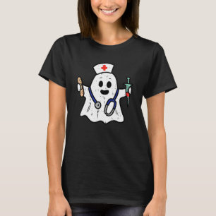 Haut de Scrub Ghost Nurse Costume d'Halloween pour
