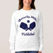 Haut de sweat de pickleball Navy Beverly Hills (Devant)