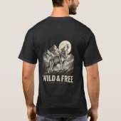 Haut de tank sauvage et libre de Wolf Mountain (Dos)