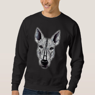 Haut de vêtement homme femme visage de chien Bull 