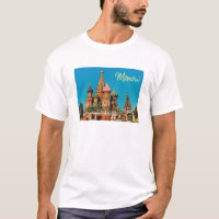 Haut du T-shirt Russie du Carré rouge de Moscou