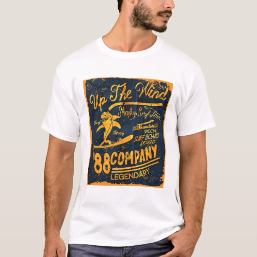 Haut du Vent Vintage Surf Tee (Devant)