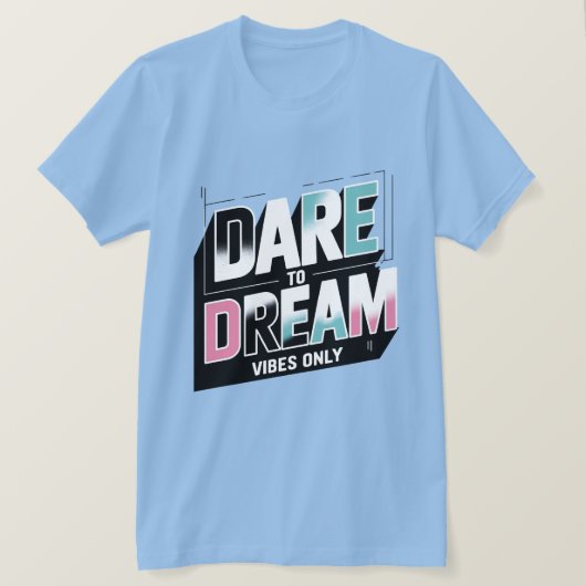 Haut et clair : Audacieux Tee - shirts de typograp (Design devant)