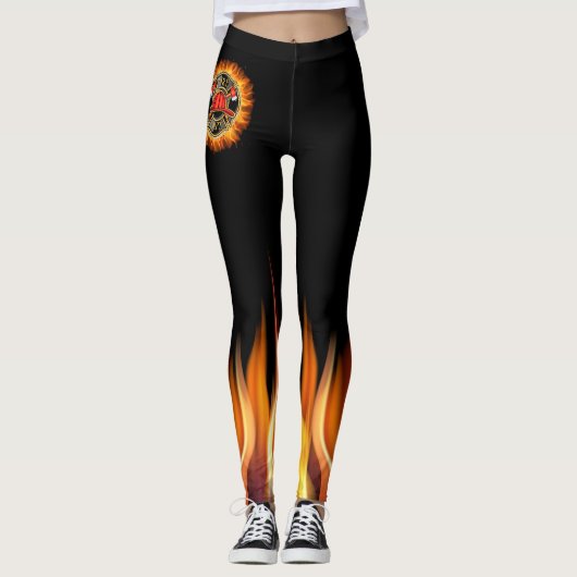 HAUT FEU À CHAUD Pop Leggings (Devant)