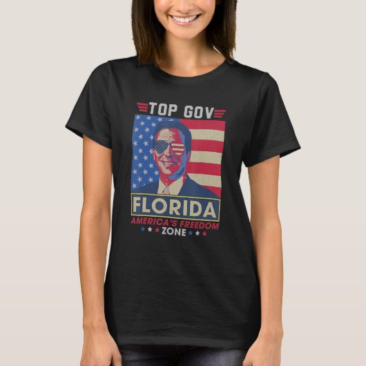 Haut Gov Ron DeSantis Floride Zone de liberté d'Am (Devant)
