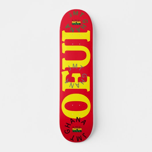 HAUT JMT GHANA 7 3/4" Skateboard Deck (Devant)